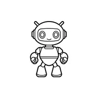 Robot | Coloring Book Objects Names in English