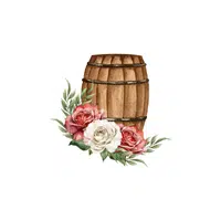 Rustic barrel | Garden Decor Items Names in English