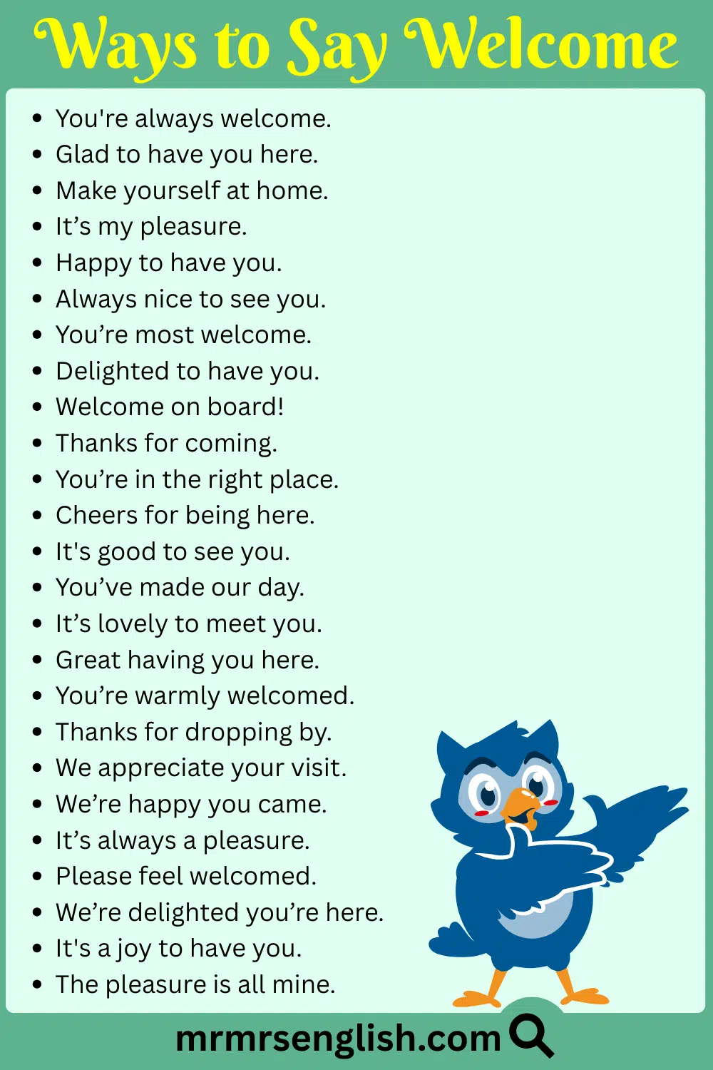 Smart and Simple Ways to Say Welcome in English