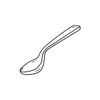 Spoon | Coloring Book Objects Names in English