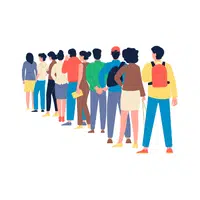 Standing in line