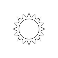 Sun | Coloring Book Objects Names in English