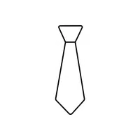 Tie | Coloring Book Objects Names in English