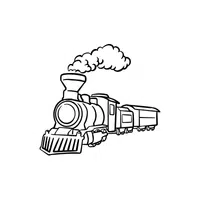 Train | Coloring Book Objects Names in English