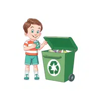 Using dustbin | Good Habits Names in English