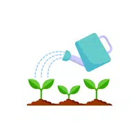 Watering plants