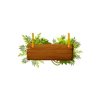 Wooden sign