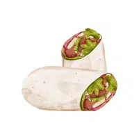 Chicken Wrap | Lunch Food Names in English