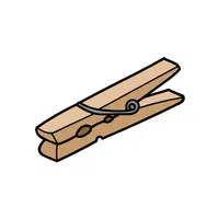 Clothespin | Laundry Tools and Items in English