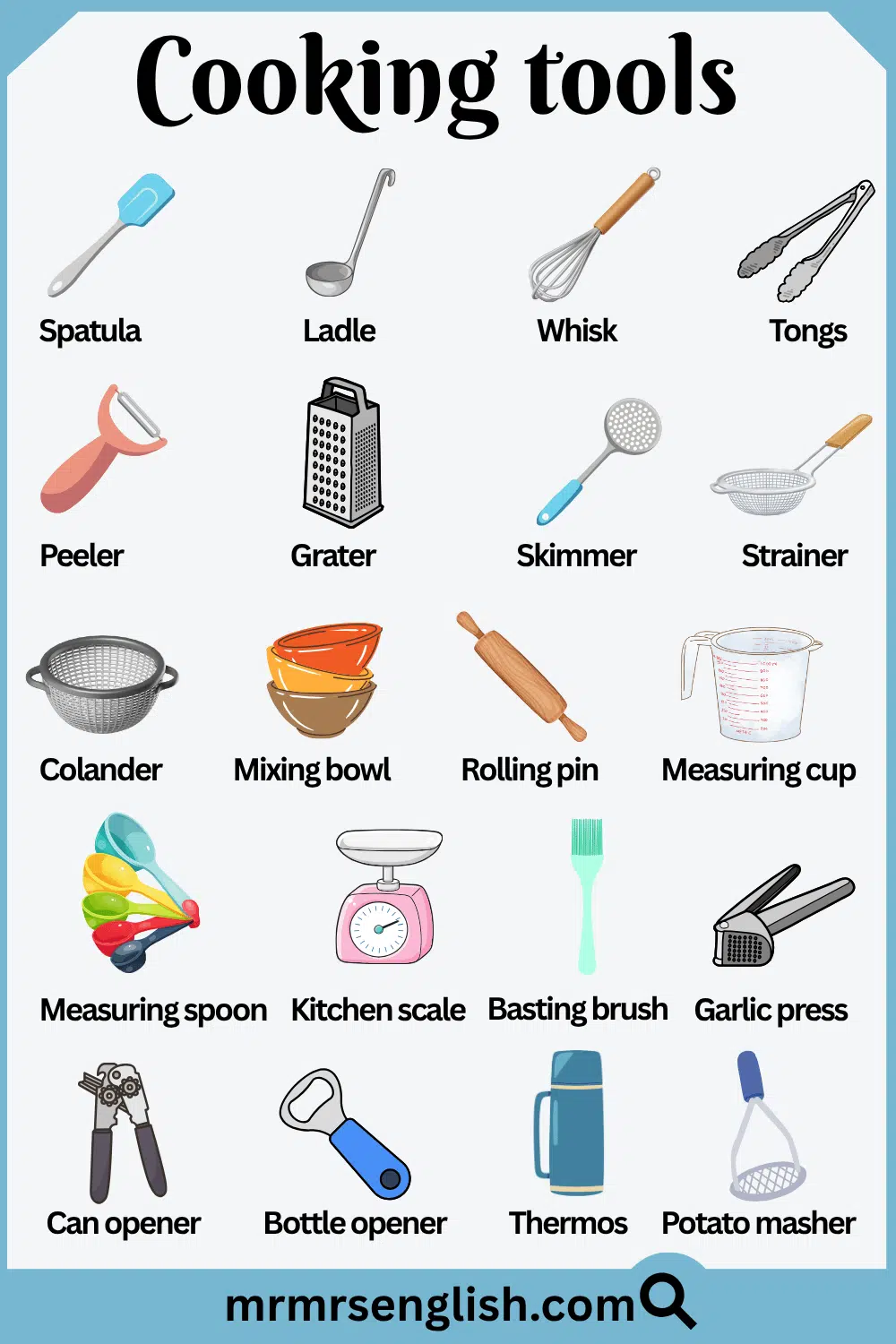 Cooking Tools Names and Pictures