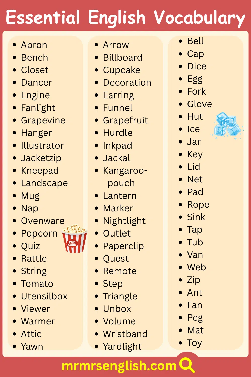 Explore Useful Vocabulary Words from Everyday Life