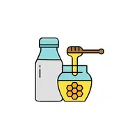 Honey milk | Drinks Names for Kids in English