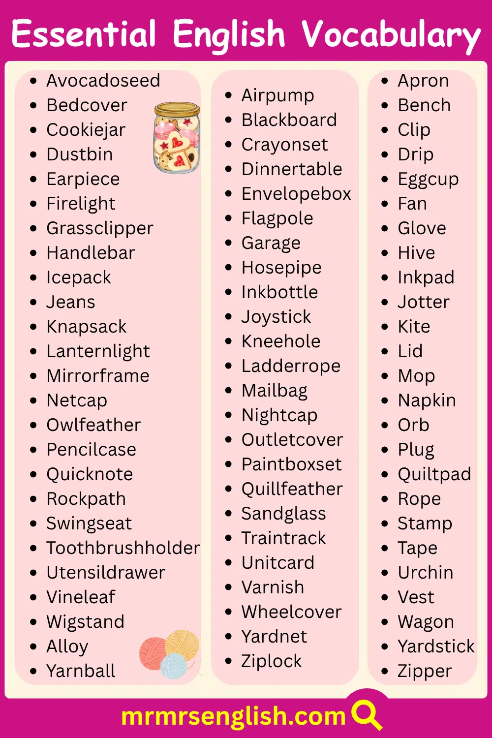 Powerful English Vocabulary Words for Kids