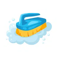 Scrub brush | Laundry Tools and Items in English