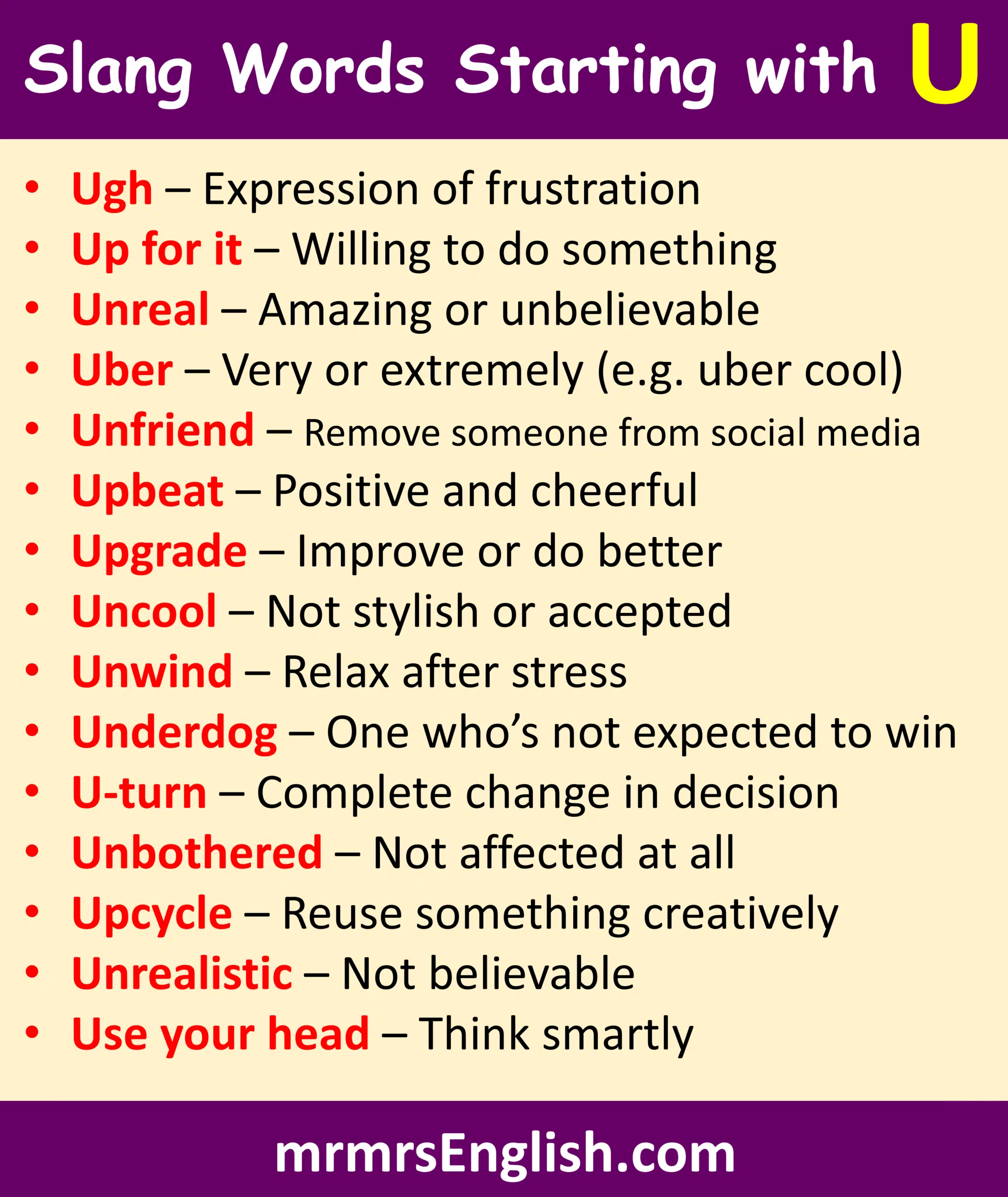 Slang That Starts with U You’ll Hear in Real Life