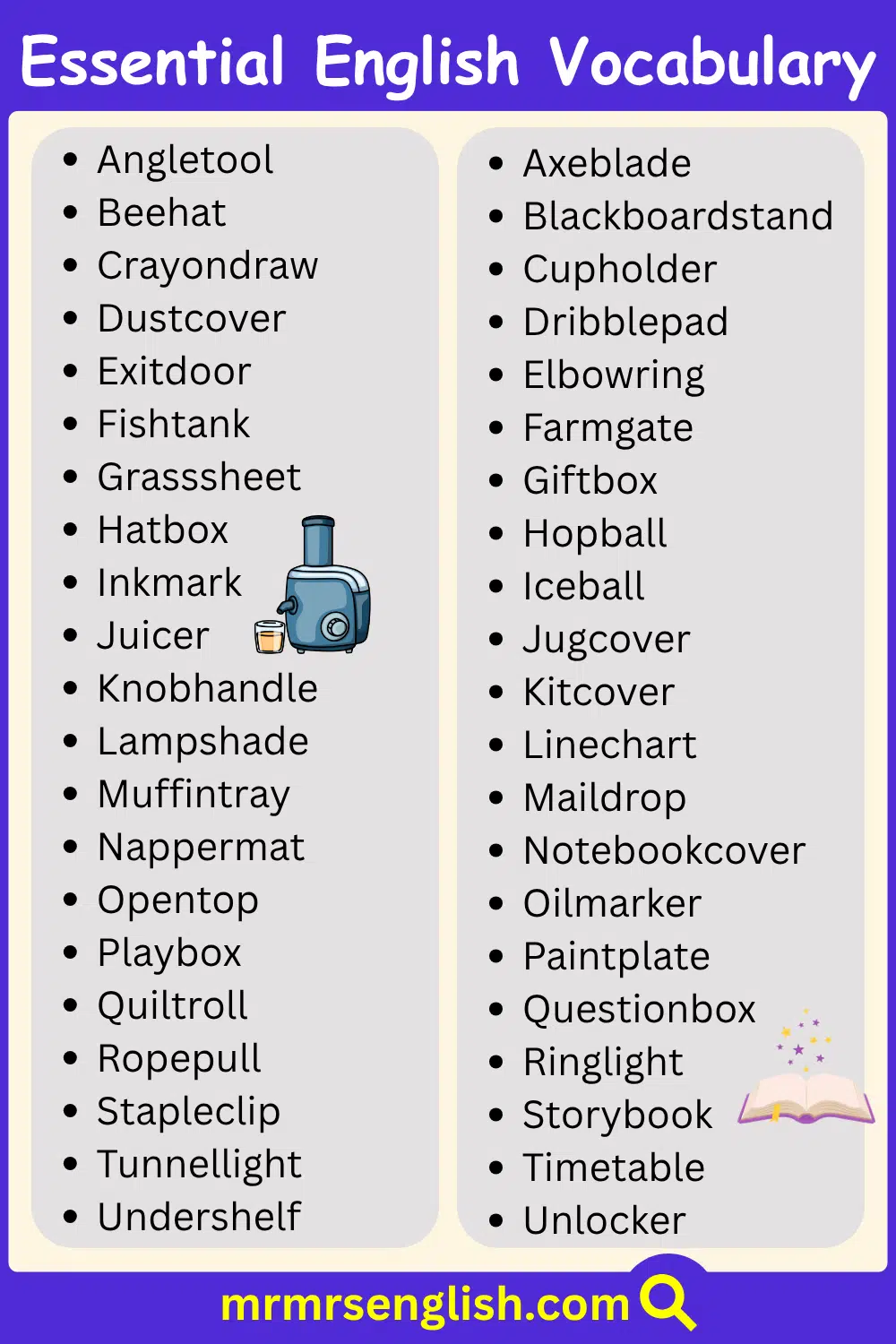 Useful English Vocabulary Words for Kids