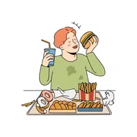 Eating junk food | Bad Habits Names in English