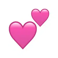 Pink Hearts | Snapchat Emojis Names in English