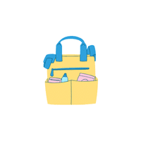 Diaper bag | Types of Bags Names in English