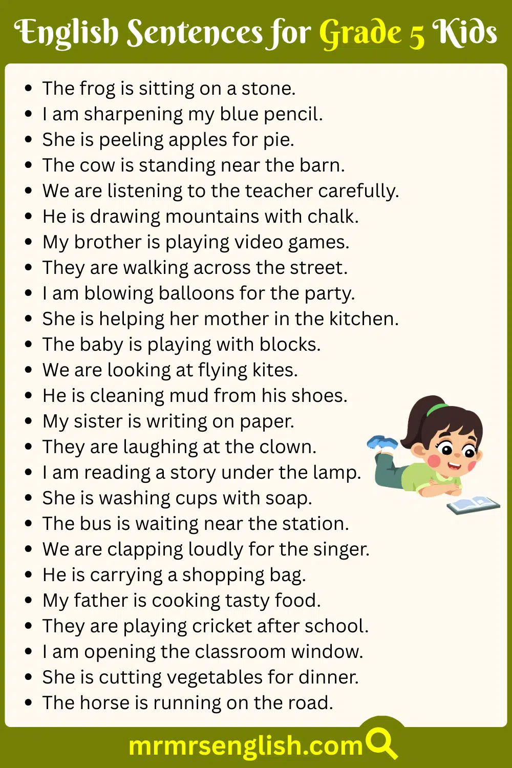 Short Sentences for Daily Conversation