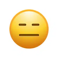 Expressionless | Android Emojis Names with Meanings In English