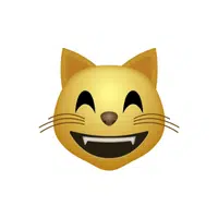 Grinning Cat | Android Emojis Names with Meanings In English