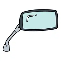 Mirror | Motorcycle Parts Names in English