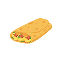 Breakfast Wrap | Breakfast Food Names in English