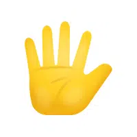 Hand with Fingers Splayed | Hand Emojis Names