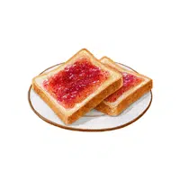 Jam Toast | Breakfast Food Names in English