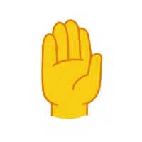 Raised Hand | Hand Emojis Names