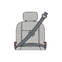 Seat Belt | Car Inside Parts Names
