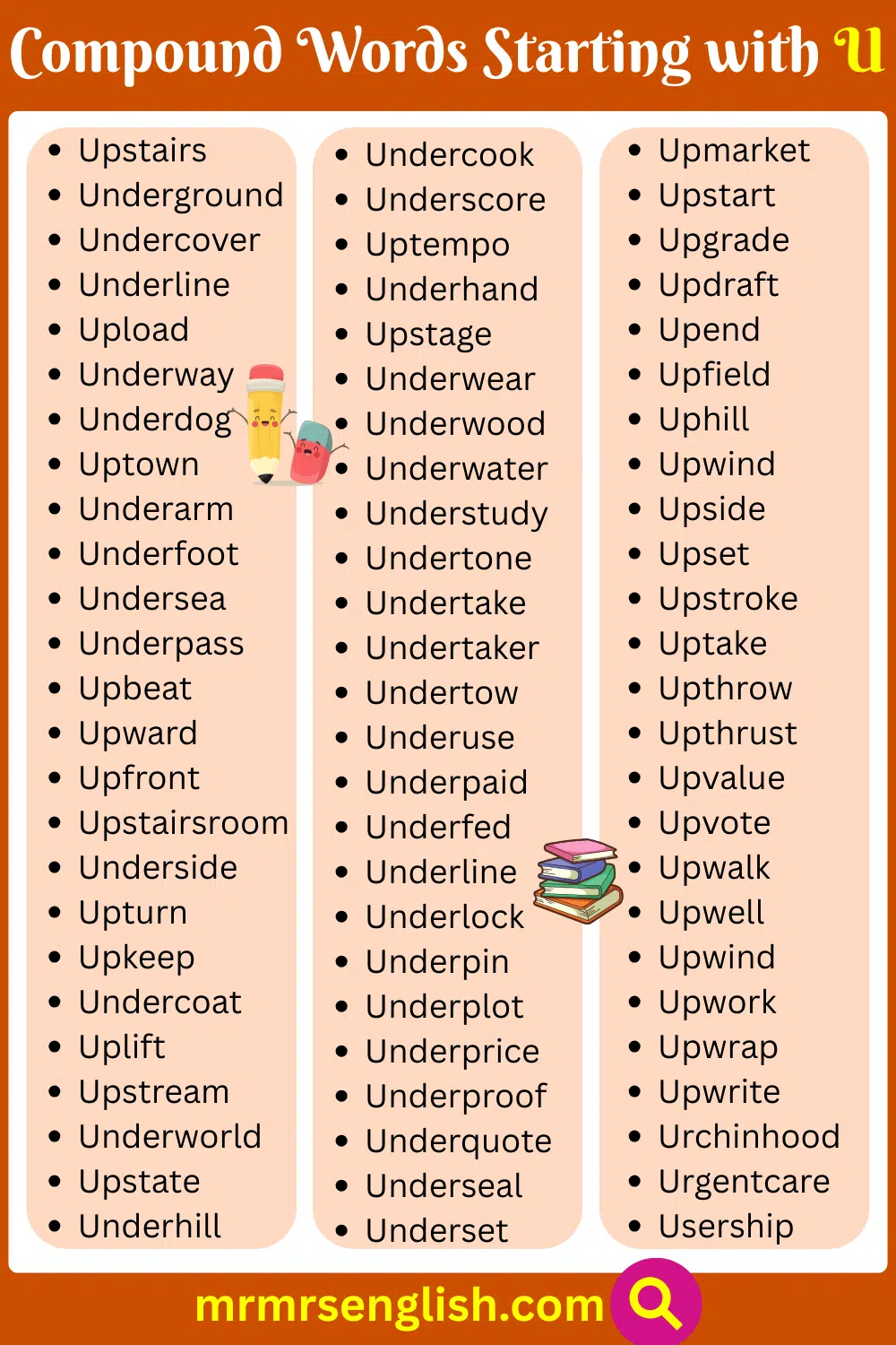 Boost Compound Words that Start with U