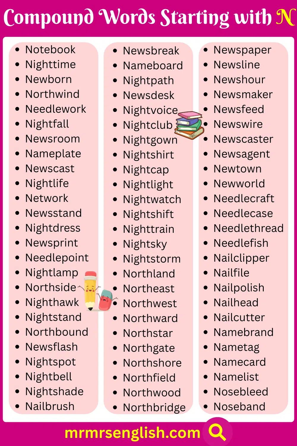 Helpful Compound Words that Start with N