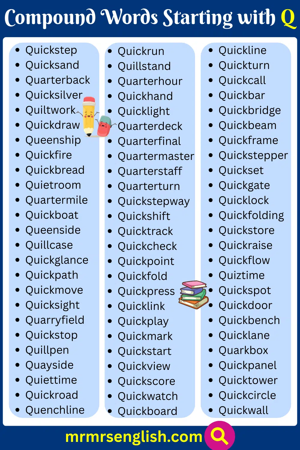 Interesting Compound Words that Start with Q