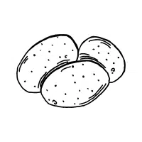 Potato | White Vegetables Names