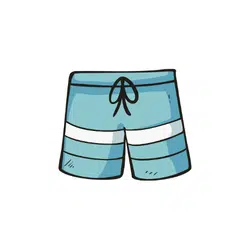 Beachwear | Clothes Emojis Names in English