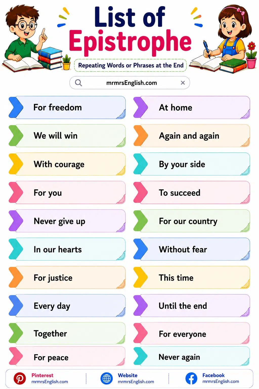 Epistrophe Examples in English