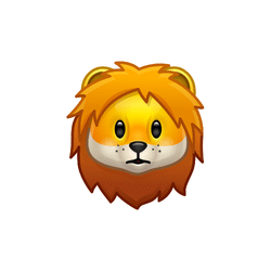 Lion | Animal Emojis Names in English