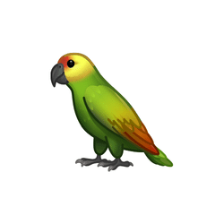 Parrot | Animal Emojis Names in English