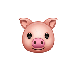 Pig | Animal Emojis Names in English