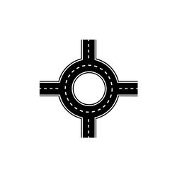 Roundabout | Road Symbols Emojis Names