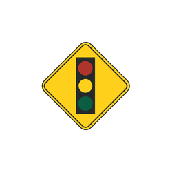 Signal Ahead | Road Symbols Emojis Names