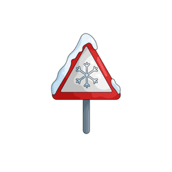 Snowy Road | Road Symbols Emojis Names