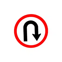 U-Turn | Road Symbols Emojis Names