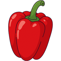 Orange Bell Pepper | A to Z Vegetables Names