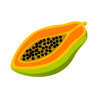 Papaya | Low Calorie Fruits Names