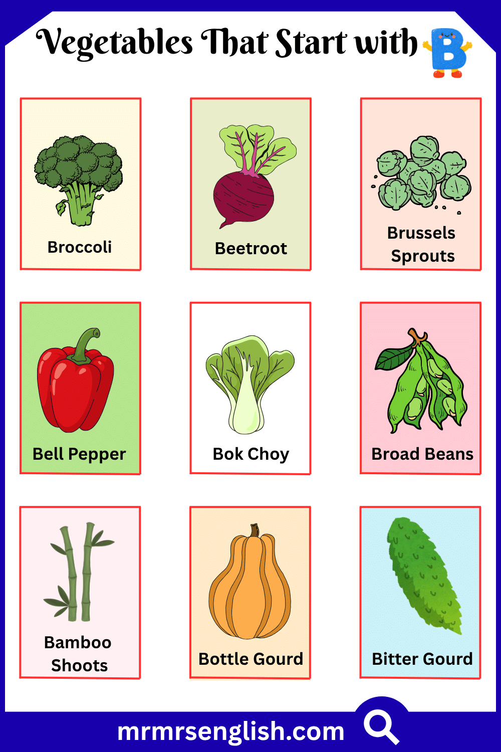 Vegetables That Start with B