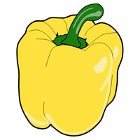Yellow Pepper | A to Z Vegetables Names