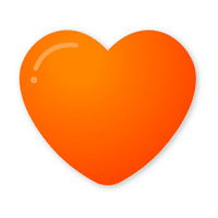 Orange Heart | Heart Emoji Meanings